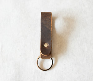 Open image in slideshow, Leather Key Ring - Keychain
